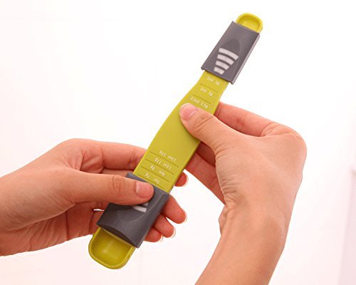 Adjustable measuring scoop / Metering Spoon in Gram ML (Color : Green or White)